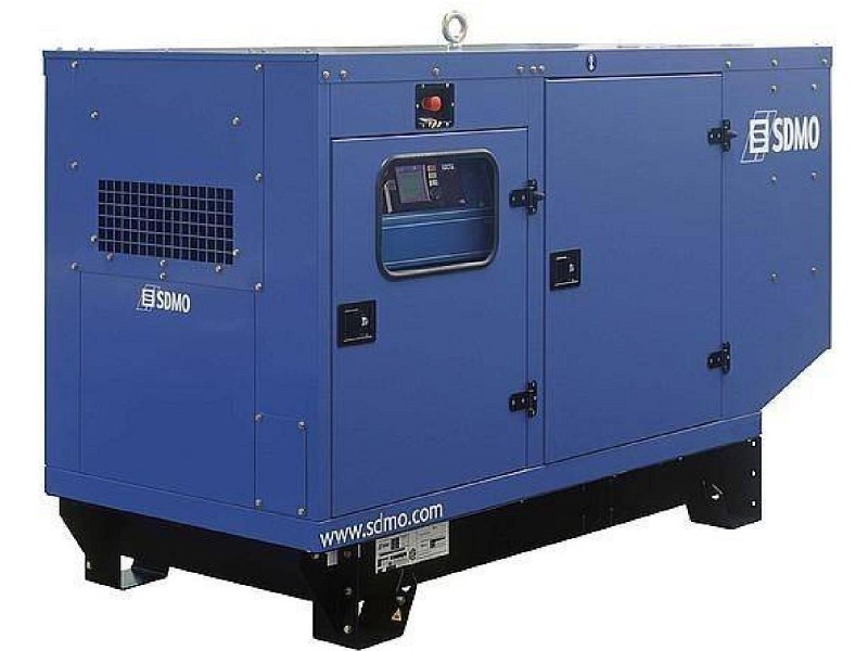 Дизельный генератор (электростанция) SDMO J66K (в кожухе)