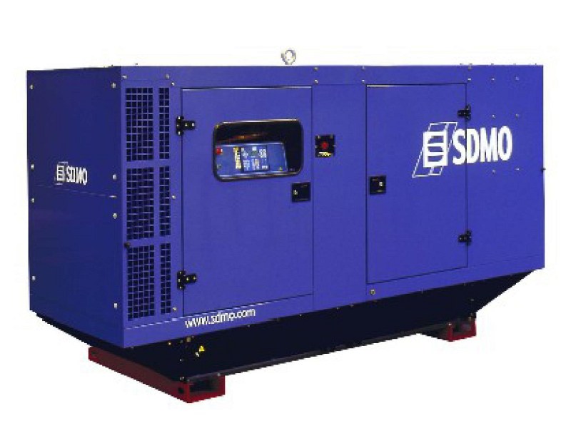 Дизельный генератор (электростанция) SDMO J130K (в кожухе)