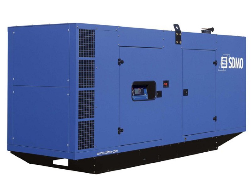 Дизельный генератор (электростанция) SDMO D440 (в кожухе)