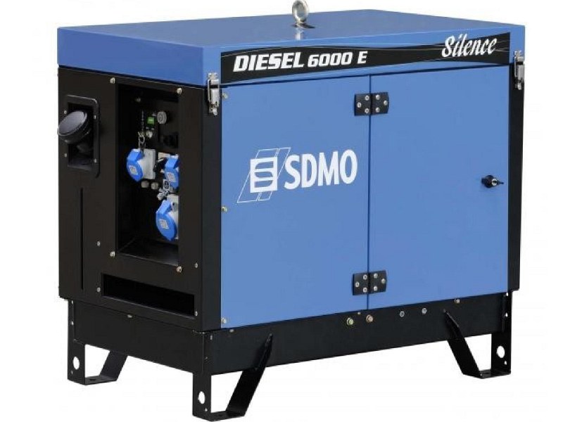 Бензиновый генератор (электростанция) SDMO DIESEL 6000 E SILENCE