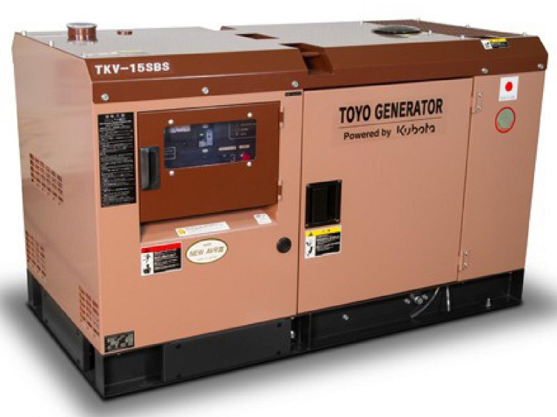 Дизельный генератор (электростанция) TOYO TKV-15SBS (в шумозащитном кожухе)