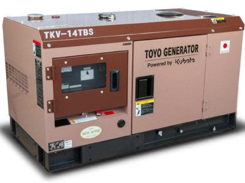 Дизельный генератор (электростанция) TOYO TKV-14TBS (в шумозащитном кожухе)
