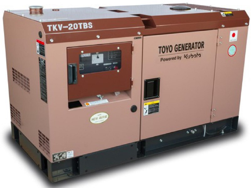 Дизельный генератор (электростанция) TOYO TKV-20TBS (в шумозащитном кожухе)
