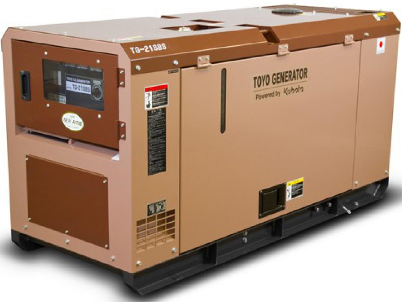 Дизельный генератор (электростанция) TOYO TG-21SBS (в шумозащитном кожухе)