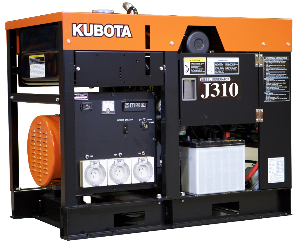 Дизельный генератор (электростанция) Kubota J 310