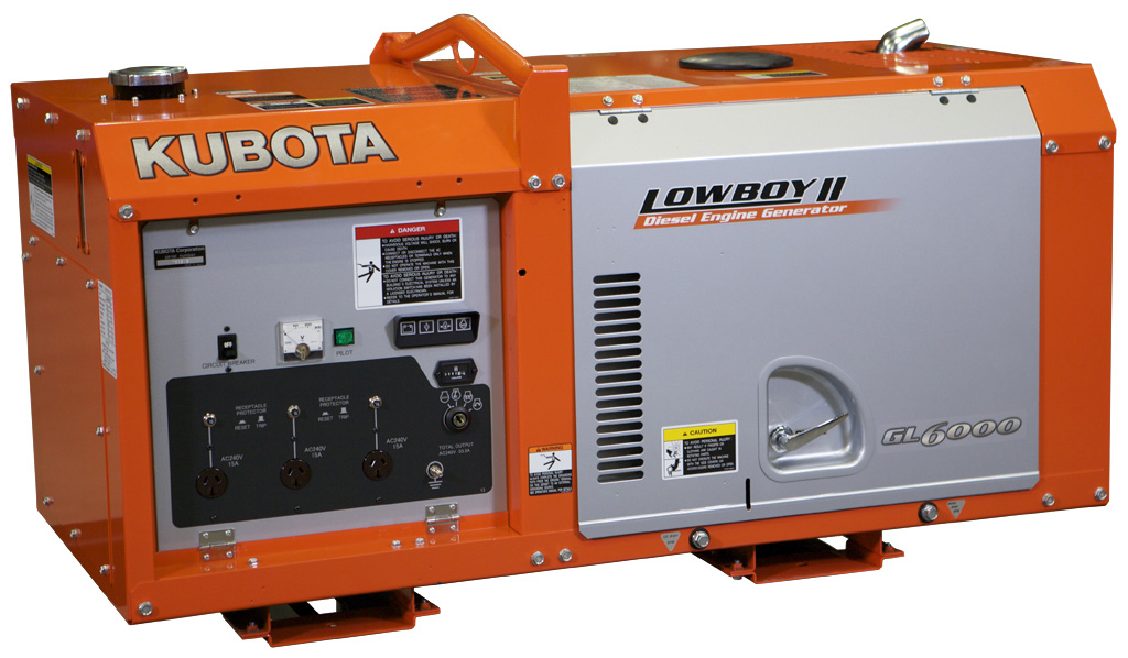 Дизельный генератор (электростанция) Kubota GL 6000 (в кожухе)