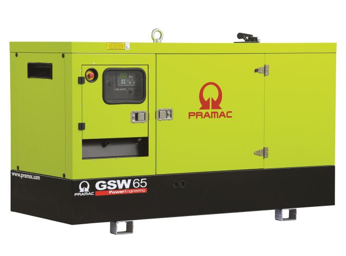 Дизельный генератор (электростанция) PRAMAC GSW65I (в кожухе)