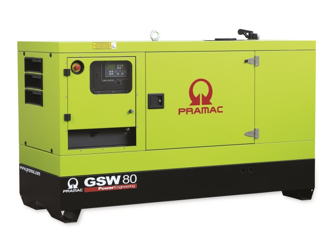 Дизельный генератор (электростанция) PRAMAC GSW80P (в кожухе)