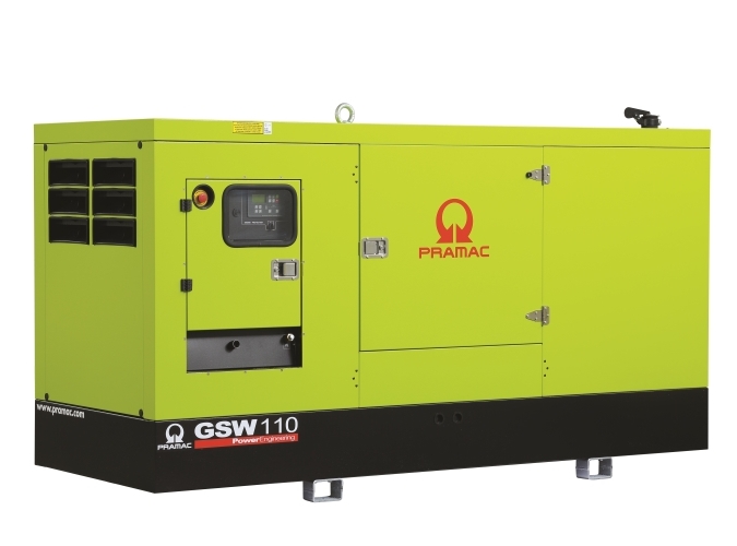 Дизельный генератор (электростанция) PRAMAC GSW110D (в кожухе)