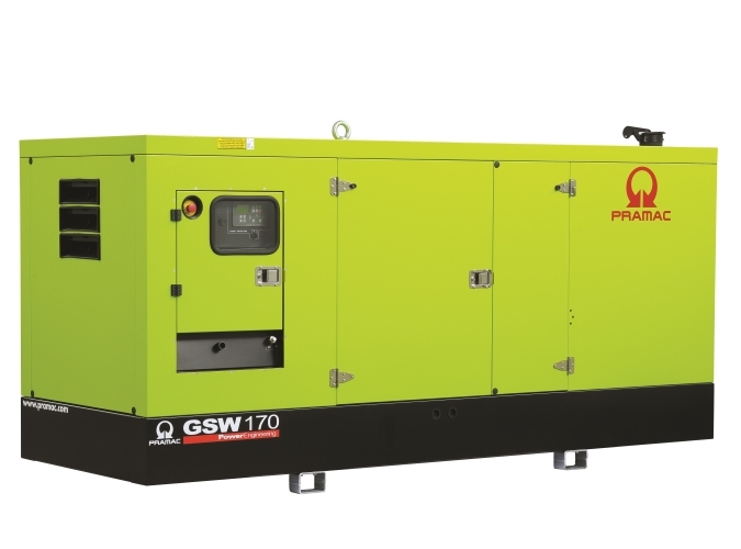 Дизельный генератор (электростанция) PRAMAC GSW170V (в кожухе)