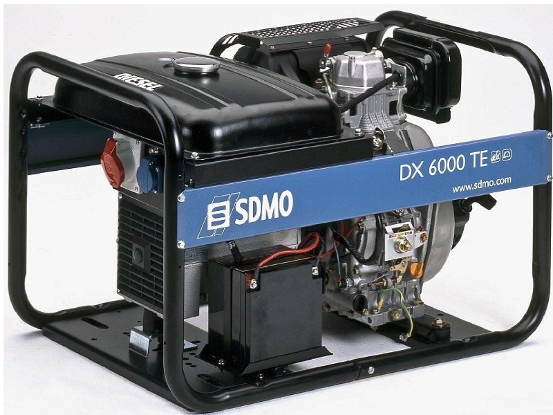 Бензиновый генератор (электростанция) SDMO DX 6000 TE XL C (снят с производства)