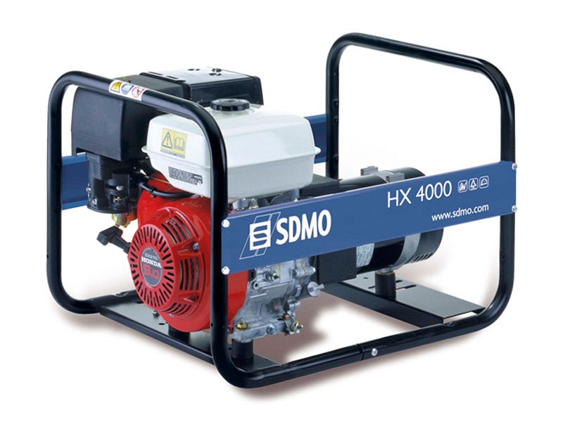Бензиновый генератор (электростанция) SDMO HX 4000 C (-S)