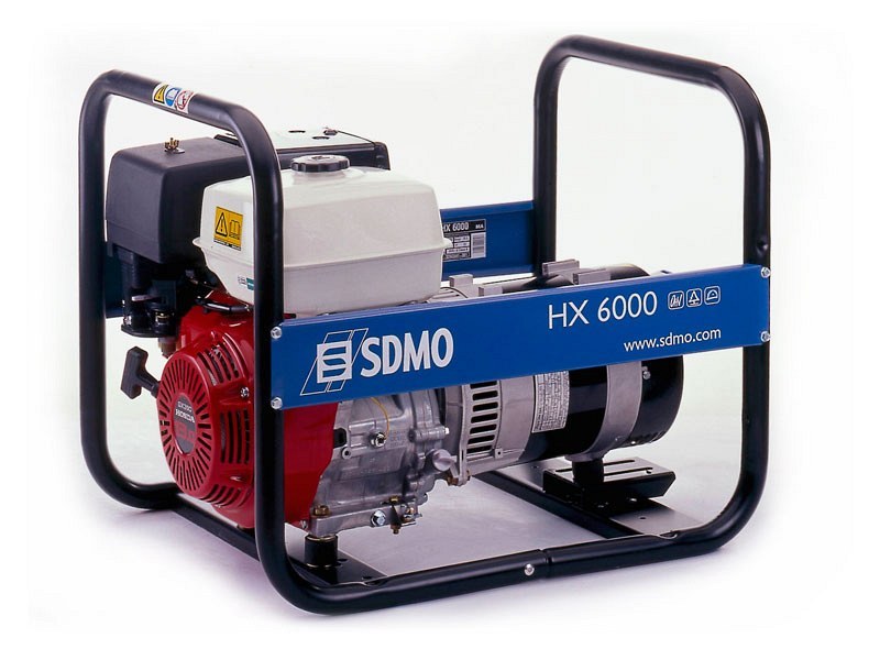 Бензиновый генератор (электростанция) SDMO HX 6000 C (-S)