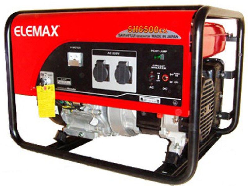 Бензиновый генератор (электростанция) ELEMAX SH 6500 EX-R