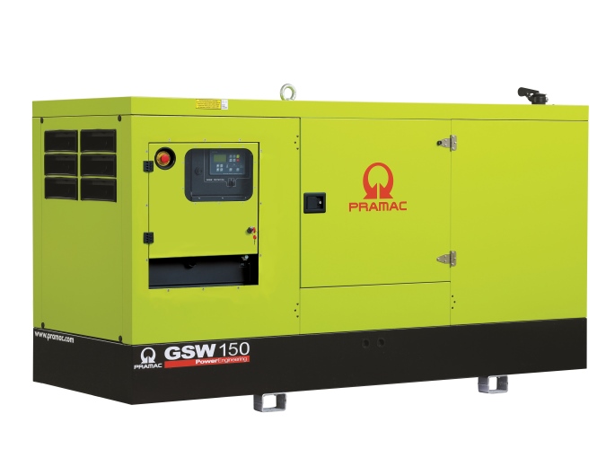 Дизельный генератор (электростанция) PRAMAC GSW150V (в кожухе)