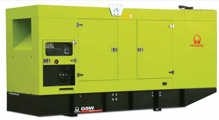 Дизельный генератор (электростанция) PRAMAC GSW330V (в кожухе)