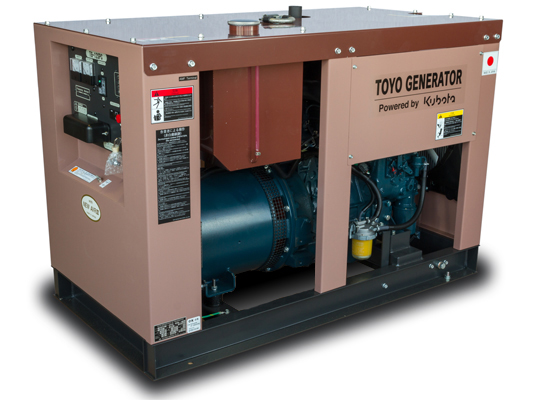 Дизельный генератор (электростанция) TOYO TG-12SPC (в декоративном кожухе)