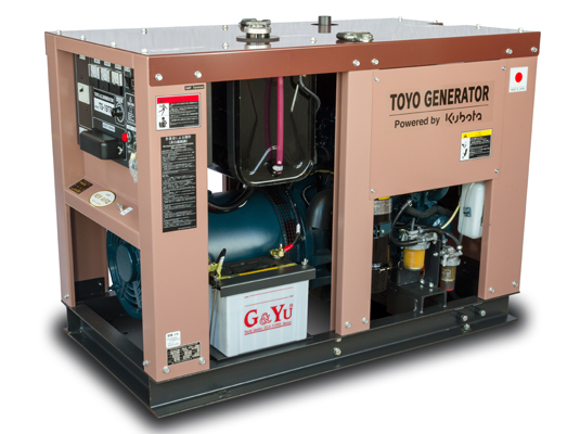 Дизельный генератор (электростанция) TOYO TG-19TPC (в декоративном кожухе)