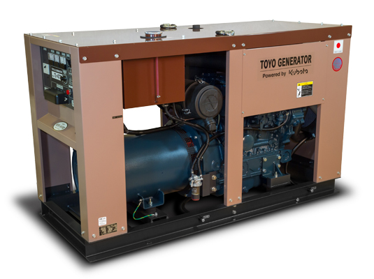 Дизельный генератор (электростанция) TOYO TG-40TPC (в декоративном кожухе)