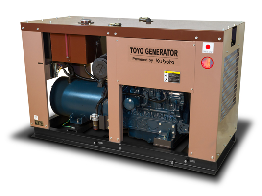 Дизельный генератор (электростанция) TOYO TG-47TPC (в декоративном кожухе)