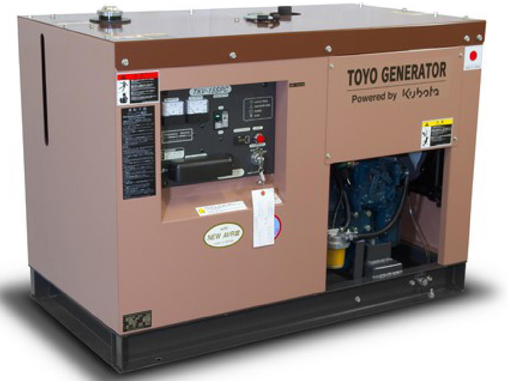 Дизельный генератор (электростанция) TOYO TKV-15SPC (в декоративном кожухе)