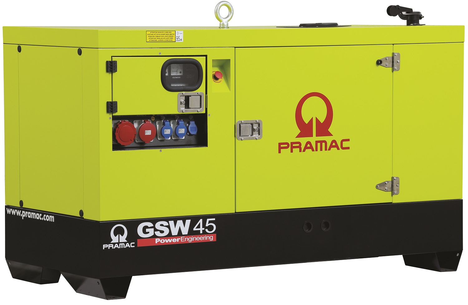 Дизельный генератор (электростанция) PRAMAC GSW45Y (в кожухе)