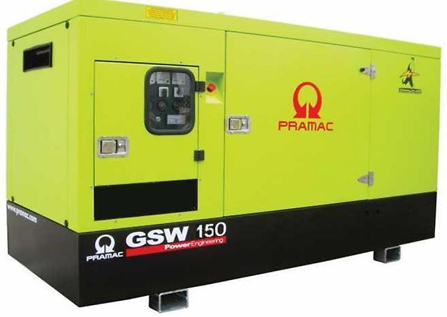 Дизельный генератор (электростанция) PRAMAC GSW150D (в кожухе)