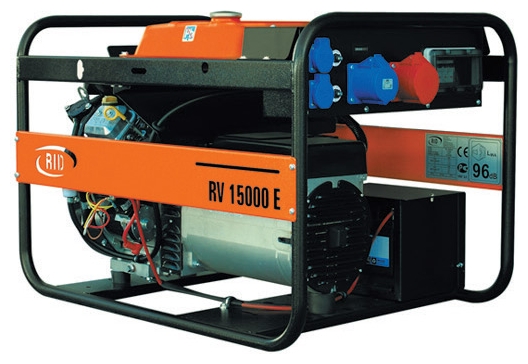 Бензиновый генератор (электростанция) RID RV 15000 E
